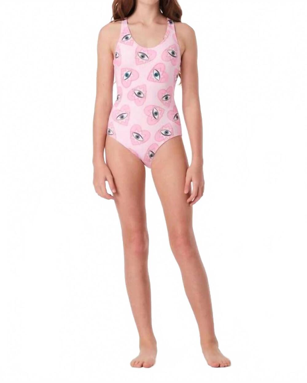NEW SUBMARINE i see you not too basic one piece in pink